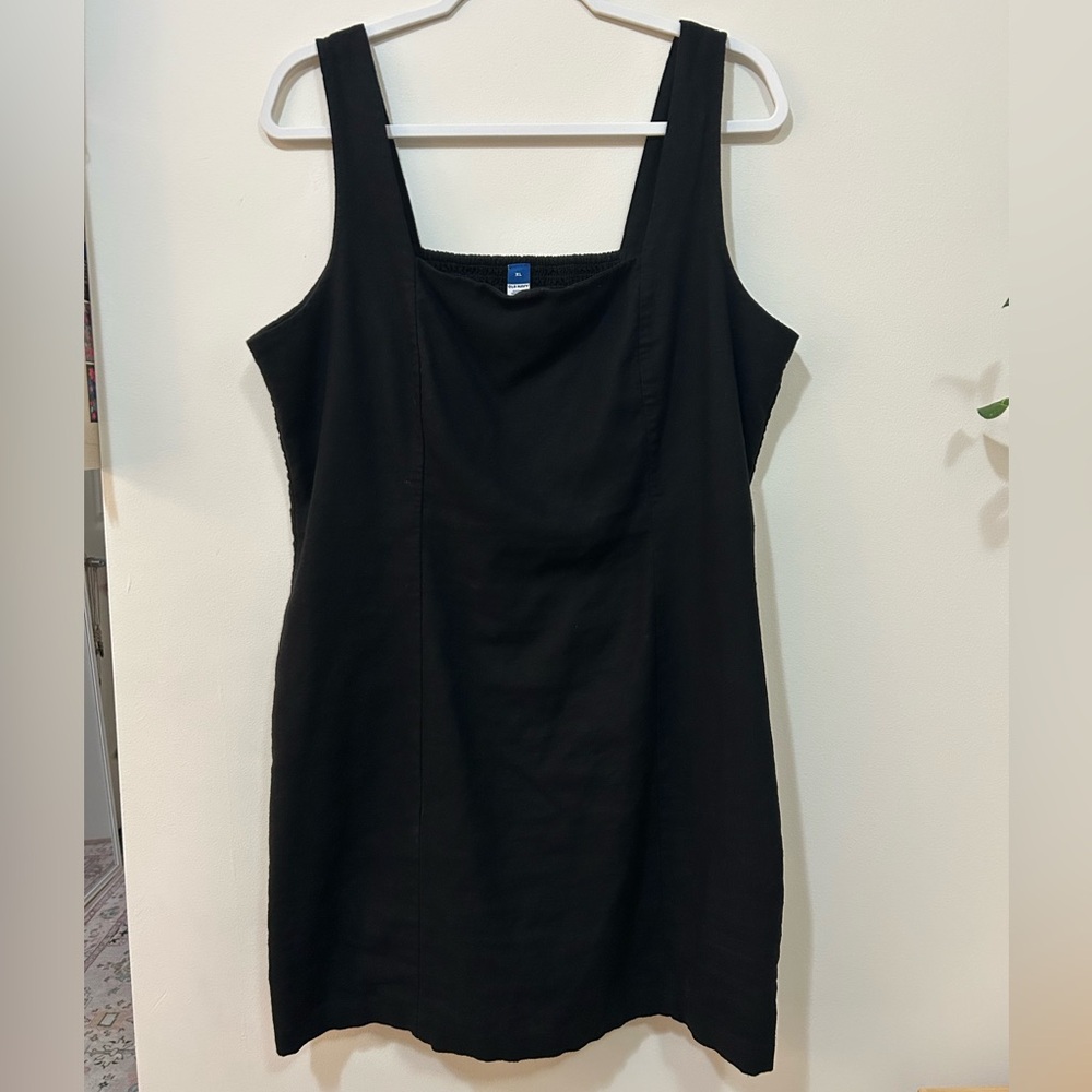 Old Navy Black Linen Dress
